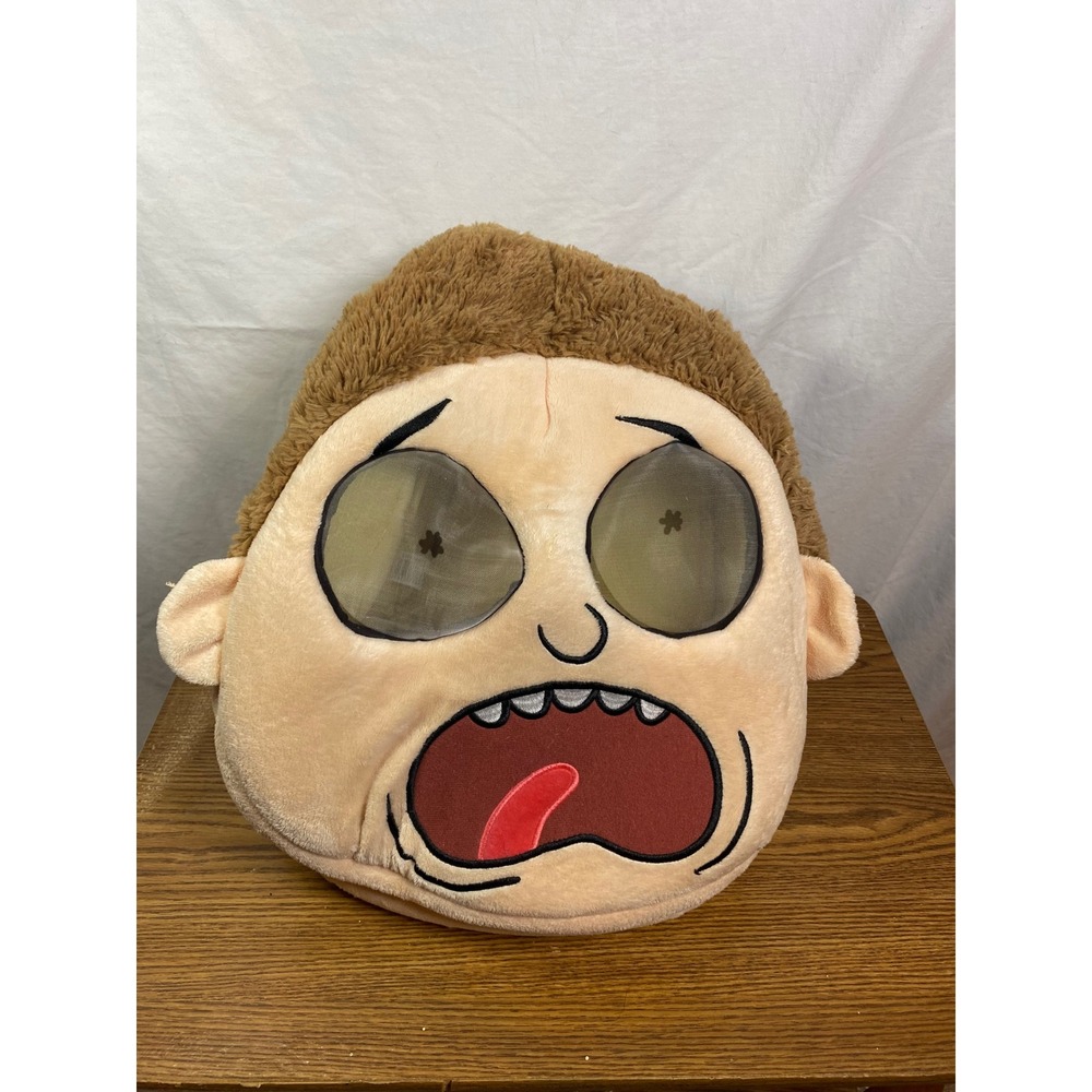 Rick and Morty Plush‎ Head Pillow Novelty Home Decor Collectible Halloween